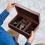 Personalised Leather Jewellery Box For Him, thumbnail 1 of 11
