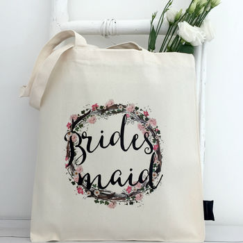 Bridesmaid Floral Wedding Bag, 3 of 4