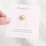 Champagne Faux Pearl Modesty Pin, thumbnail 2 of 10