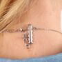 Silver Necklace Bracelet Layering Lobster Clasp, thumbnail 7 of 7