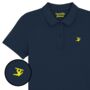 Organic Cotton Embroidered Snowboard Polo Shirt, thumbnail 1 of 2