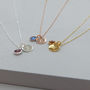 Personalised Rose Gold Plated Birthstone Necklace, thumbnail 7 of 10