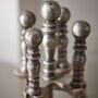 Antique Pewter Fireplace Companion Set, thumbnail 4 of 4