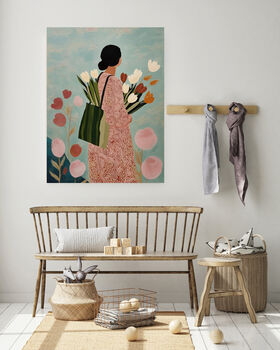 Female Flower Art Print, 4 of 4