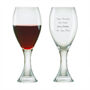 Manhattan Personalised Wine Glasses – Set Of Two, thumbnail 1 of 4