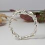 Entwined Silver And Solid Gold Forest Twig Ring, thumbnail 4 of 10