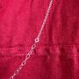 Sterling Silver Long Layer Interwoven Chain, thumbnail 5 of 10