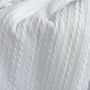 Personalised White Knitted Double Sided Blanket, thumbnail 8 of 10