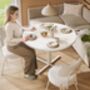 Round Dining Table Farmhouse Kitchen Table, thumbnail 4 of 7