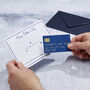 Personalised Free Pass Credit Card Birthday Card, thumbnail 2 of 3