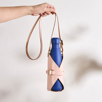 Personalised Leather Water Bottle Holder, 4 of 12