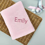 Personalised Knitted Baby Blanket, thumbnail 3 of 6