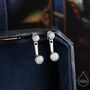 Sterling Silver White Opal Ear Jacket, thumbnail 1 of 10