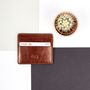 Personalised Italian Leather Card Holder. 'The Marco', thumbnail 9 of 11