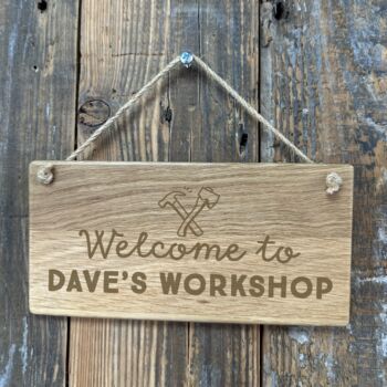 Personalised Tool Workshop Sign, 2 of 3
