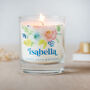 Floral 30th Birthday Personalised Candle, thumbnail 4 of 4