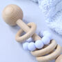 Personalised Baby Boy Rattle Teether, thumbnail 3 of 3