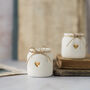 Gold Heart And Twine Mini Porcelain Jar, thumbnail 10 of 10