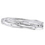 Elegant Organic Silver Bangle, thumbnail 6 of 8