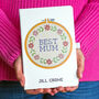 Cross Stitch 'Best Mum' Personalised Notebook, thumbnail 1 of 7