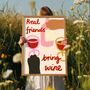 Friends Bring Wine Print, thumbnail 3 of 5
