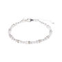 Swarovski Plain Crystal And Diamante Wedding Bracelet, thumbnail 1 of 3
