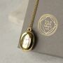 Gold Vermeil Oval Album Locket, thumbnail 4 of 8