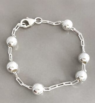 60th Birthday Handmade Silver Bracelet, 2 of 4