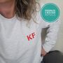 Personalised Sweatshirt With Your Favourite Quote, thumbnail 2 of 8