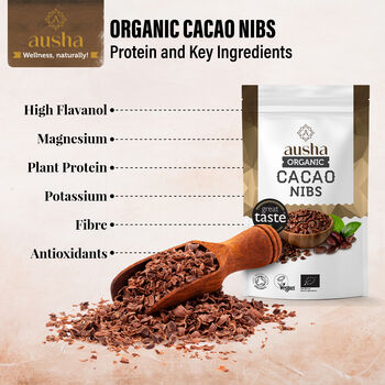 Organic Cacao Nibs 200g Great Taste Award 2024 UK Certified Organic By Soil Association, 6 of 12