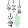 Set Of Two Animal Gift Tags Bear Or Hippo, thumbnail 2 of 4