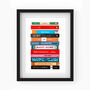 Personalised Books Anniversary Print, thumbnail 2 of 4