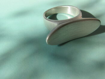Silver Oval Ring, 2 of 4