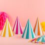 Bright Striped Party Hats, thumbnail 3 of 9