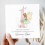 Fairy 1st Birthday Card, Pink Birthday Card For Daughter, Granddaughter, thumbnail 1 of 2