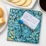 Blue Badge Permit Cover And Radar Key With Matching Key Ring In William Morris Mallow Teal, thumbnail 1 of 4