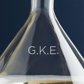 Personalised Initials Wine Decanter, 6 of 6