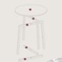 Industrial Round Kitchen Dining Table, thumbnail 6 of 9