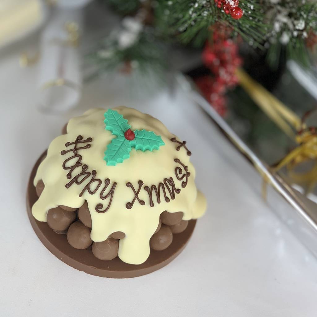 Chocolate Malteser Christmas Pudding By Sweet Trees