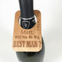 Personalised Will You Be My Usher Bottle Label, thumbnail 5 of 6