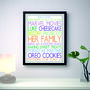 Personalised 'Favourite Things' Framed Print: Pastels, thumbnail 4 of 6