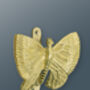 Brass Butterfly Door Knocker Brass Finish, thumbnail 1 of 3