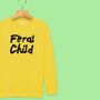 'Feral Child' Kids Sweatshirt, thumbnail 8 of 11