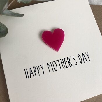Happy Mother's Day Acrylic Heart Card, 2 of 3