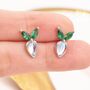 Sterling Silver Cute Carrot Stud Earrings, thumbnail 3 of 12