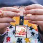 Personalised Dad Photo And Message Keyring, thumbnail 1 of 2