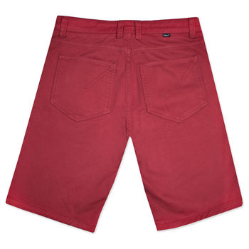 Men's Faro Burgundy Red Shorts, 3 of 7