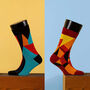 Cotton Sock Geometric Design Collection, thumbnail 3 of 5