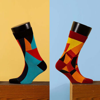 Cotton Sock Geometric Design Collection, 3 of 5