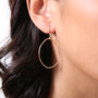 Freeform Hoop Earrings, thumbnail 1 of 2